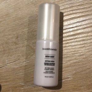Sample size bare minerals Dew mist